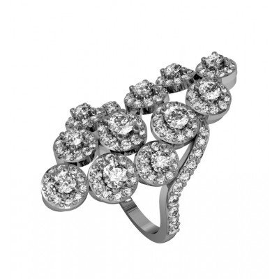 Angelic Diamond Cocktail Ring